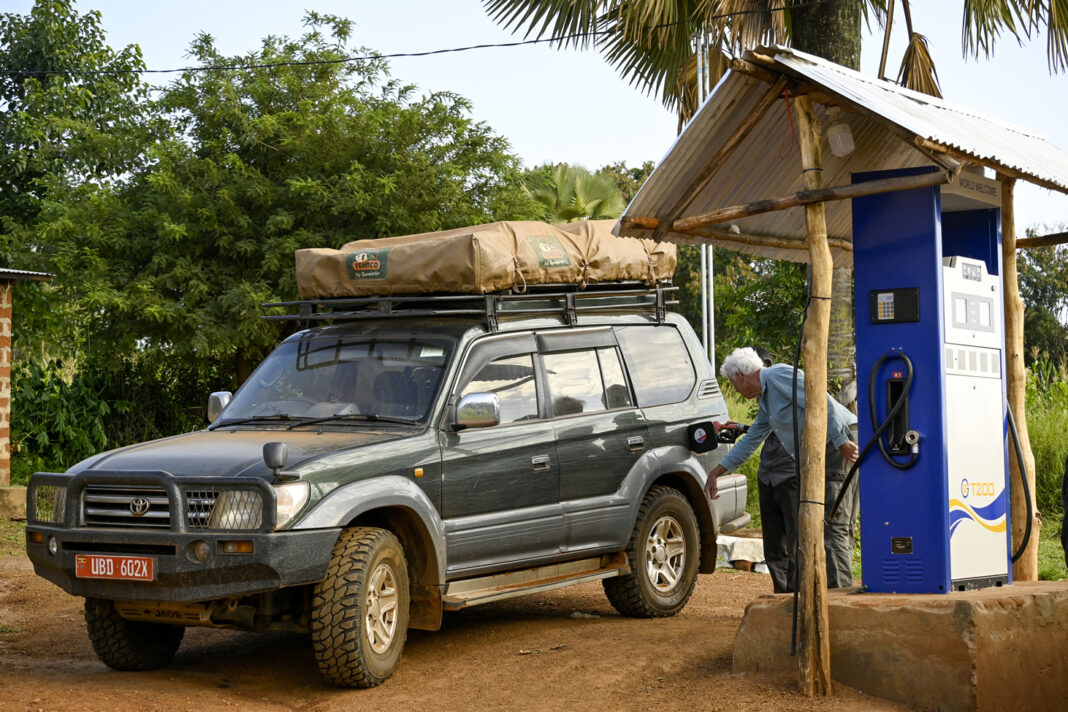 Landcruiser Prado with a family tent